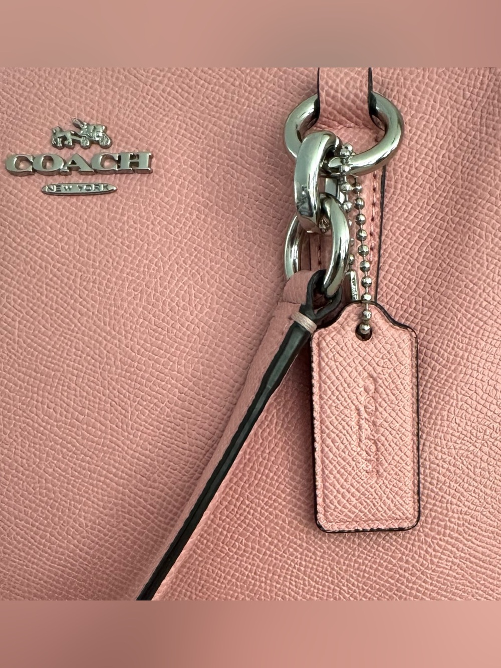 COACH Mini Bennett Pink Leather Satchel 2 Way Bag - Picture 7 of 11